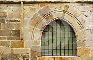 Architectural detail in the historic town Santillana del Mar situated in Cantabria, Spain