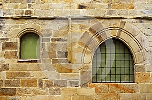 Architectural detail in the historic town Santillana del Mar situated in Cantabria, Spain