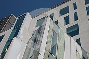 Architectural detail of a modern building