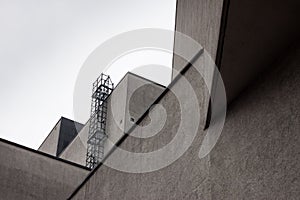 Architectural detail of a modern building