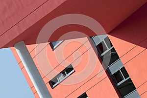 Architectural detail of a modern building