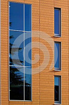 Architectural detail from modern office building