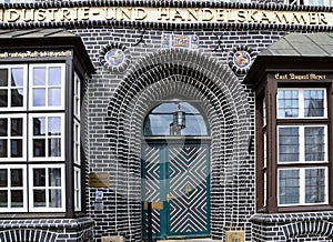 Architectural Detail in the Old Town of Luebeck, Schleswig - Holstein