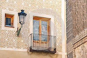 Architectural detail in the old town of Segovia, Spain