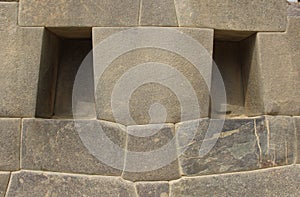 An architectural detail at Ollantaytambo