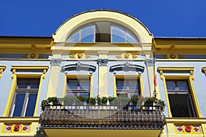 Architectural detail in Oradea city.