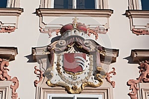 Architectural detail, Prague, Czech republich photo