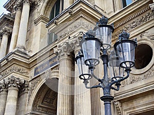 Architectural Detail, Richelieu Wing, Louvre Museum, Paris, France