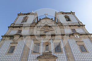 Architectural detail of the Sao Cristovao De Ovar parish church photo