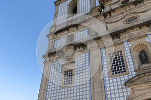 Architectural detail of the Sao Cristovao De Ovar parish church photo