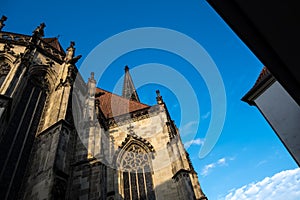 Architectural detail of St Lambert\'s Church in Munster, Germany