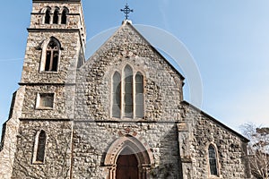 Architectural detail of St. Mary s Anglican Church in Howth, Ireland