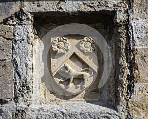 Architectural Detail on Vicars Close in Wells, Somerset