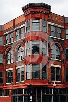 Architectural details in Aurora, Illinois