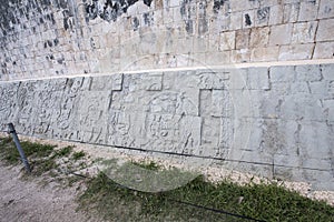 Architectural details at ChichenItza Archaeological Complex-Yucatan-Mexico 309 photo