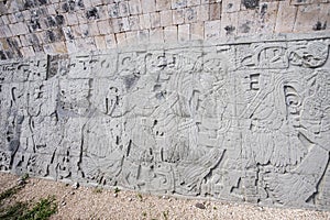 Architectural details at ChichenItza Archaeological Complex-Yucatan-Mexico 317 photo