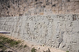 Architectural details at ChichenItza Archaeological Complex-Yucatan-Mexico 319 photo