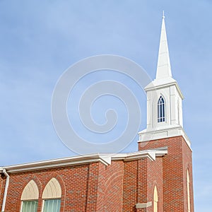Architectural details of a church against sky