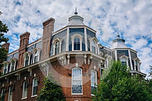 Architectural details of a house in Georgetown, Washington, DC