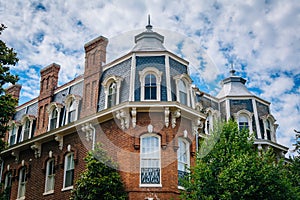 Architectural details of a house in Georgetown, Washington, DC