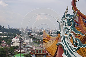 Architectural details kek lok si temple penang malaysia