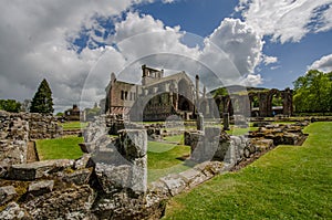 Architectural details of Melrose Abbey