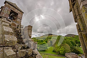 Architectural details of Melrose Abbey