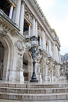 Architectural details of Opera National de Paris - Grand Opera, Paris, France