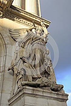 Architectural details of Opera National de Paris - Grand Opera, Paris, France