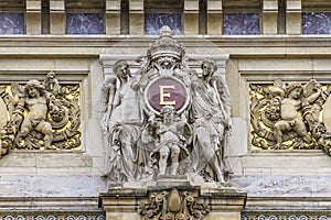 Architectural details of Opera, Paris