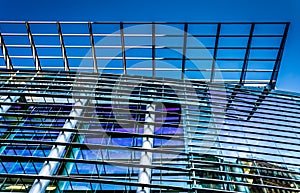 Architectural details at the Pennsylvania Convention Center in P