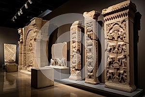 architectural details and styles of ancient civilizations, on view in historical buildings