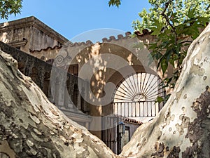 Architectural details, Tlaquepaque in Sedona, Arizona