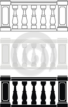 Architectural element - balustrade