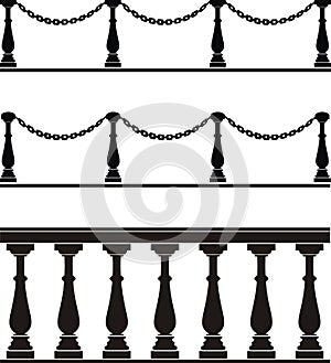 Architectural element - balustrade, fence photo