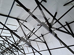 Architectural framework. roof pattern. roof framwork