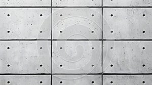 Architectural Grey Concrete Wall Panel Texture Seamless Pattern Background AI generated.