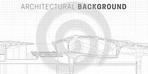 Architectural horizontal background