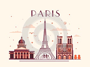 Architectural Landmarks of Paris and Symbols of France