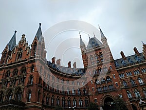 Architectural Marvel at Kings Cross London United Kingdom. This is the location where Harry Potter film was shot.