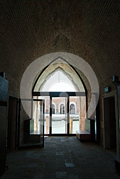 Architectural Modern Brick Arch Interior