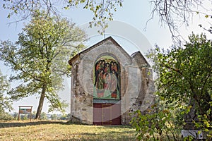 Architecture of Kievan Rus. Remains of the Saint Michael`s Church in Oster, Ukraine