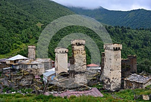 Architectural monuments of Upper Svanetia