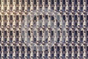 Berlin old building in beige with beautiful stucco