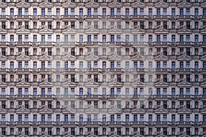 Architectural pattern of an old luxury Berlin apartment building