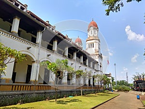 Rows of doors from the side of Lawang Sewu Museum, Semarang