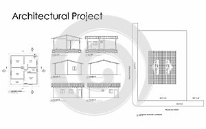Architectural Project with dimensions
