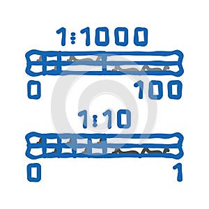 architectural scale drafter icon doodle illustration photo