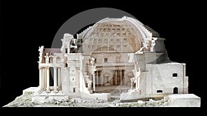 Architectural scale model of the Pantheon in Rome