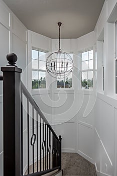 Architectural Staircase Newly Constructed Home